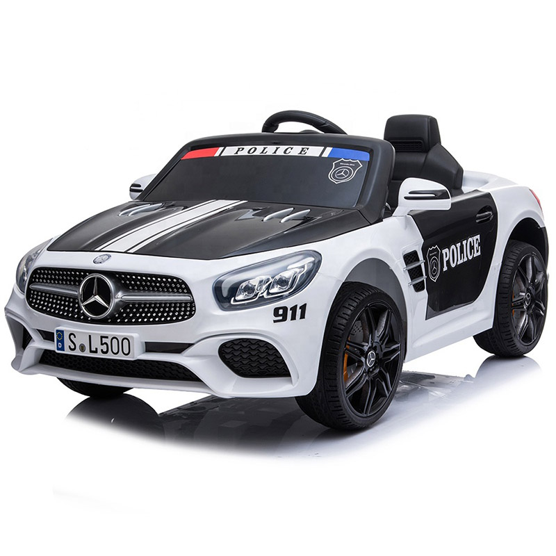 Voiture de police pour enfants 12v sous licence Benz Sl500 Edition