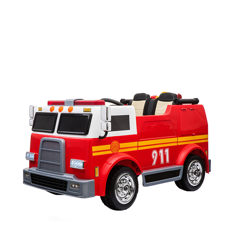 2019 Les enfants montent sur les voitures électroniques de batterie 12v d'enfants de camion de pompiers de voiture